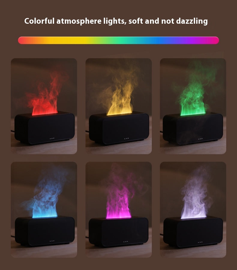 Timing Simulation Aroma Diffuser Usb Household Flame Humidifier Aromatherapy Machine Spray Air