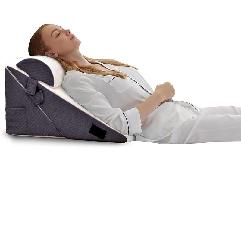 Bed Wedge Pillow Suit For Back Leg And Knee Support Sleeping