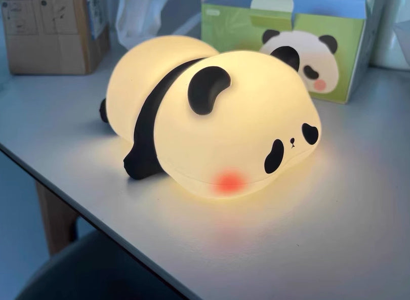 Cute Silicone Night Lights Sheep Bedroom Lamp For Children's Room Rechargeable