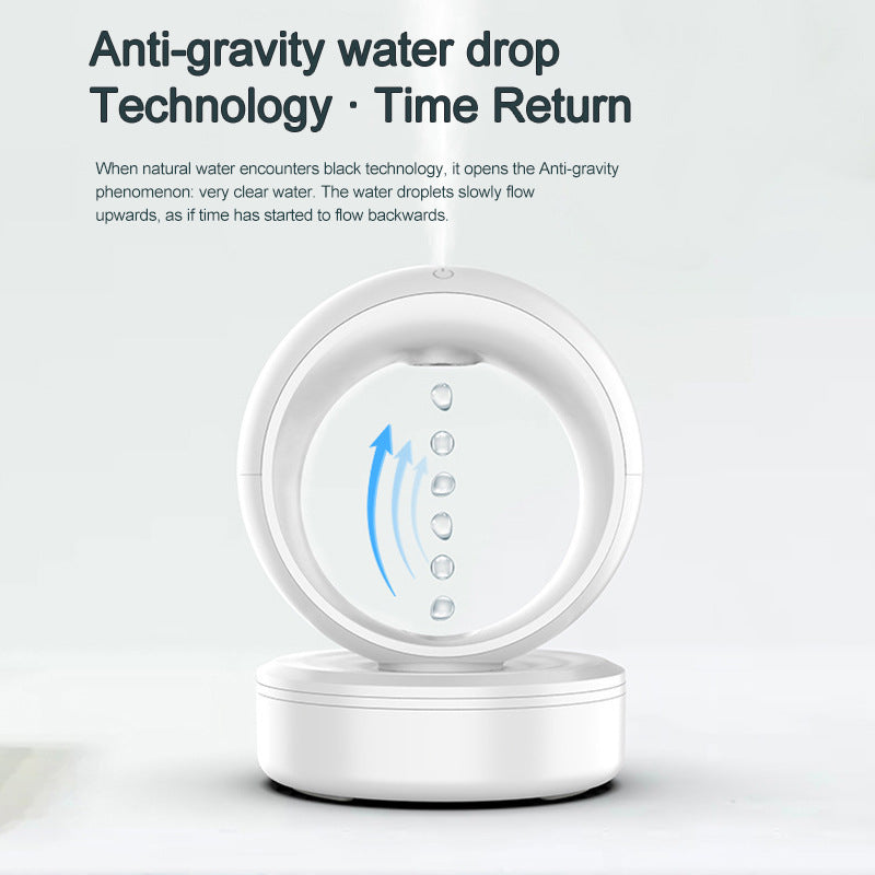 Anti-gravity Air Humidifier Mute Counter-current Humidifier Levitating Water Drops Fogger Electric Humidifiers
