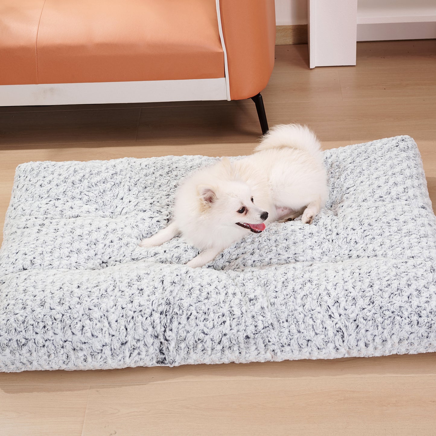 Dog Beds Thickened Rose Velvet Pet Kennel Bed Mat More Cotton Soft Fluffy Washable
