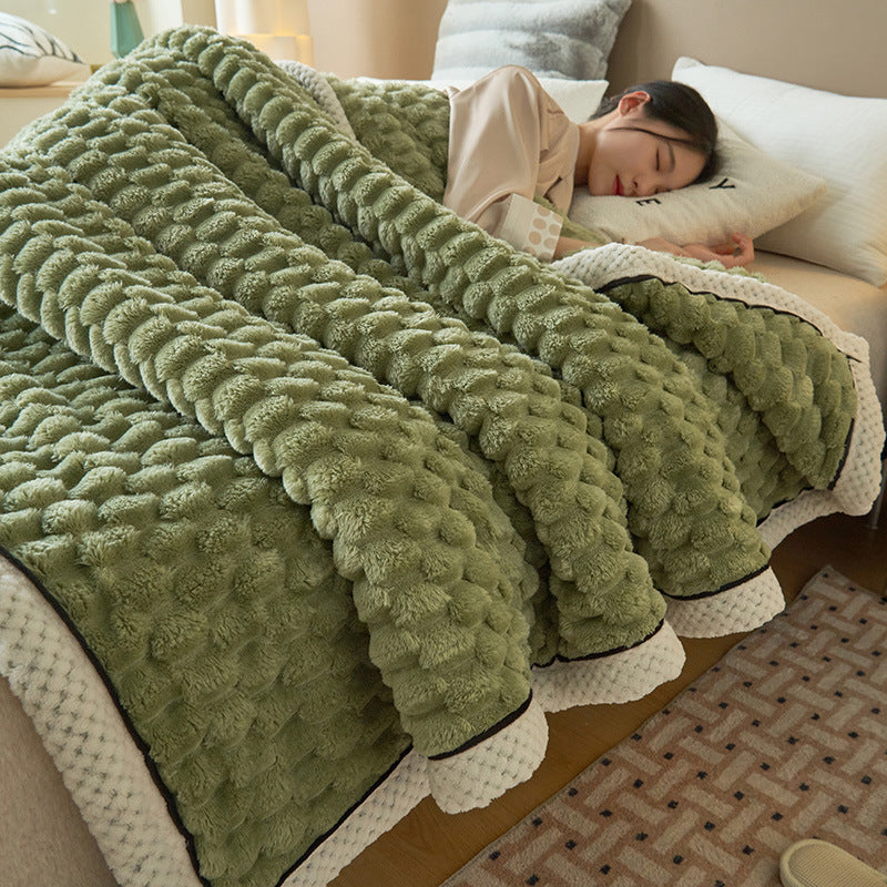 Velvet Blanket Double-layer Thickened Nap Blanket