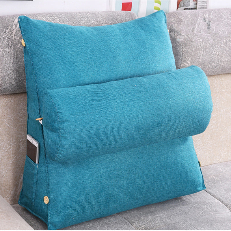 Multifunctional tatami pillow with round pillow