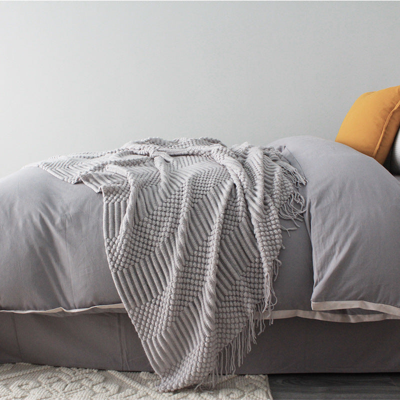 Stylish Comfort Waffle Nap Blanket