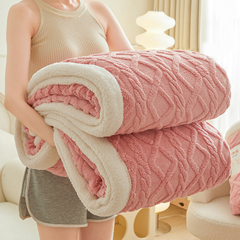 Blanket Thickening Office Nap Sofa Cover Bed Comforter