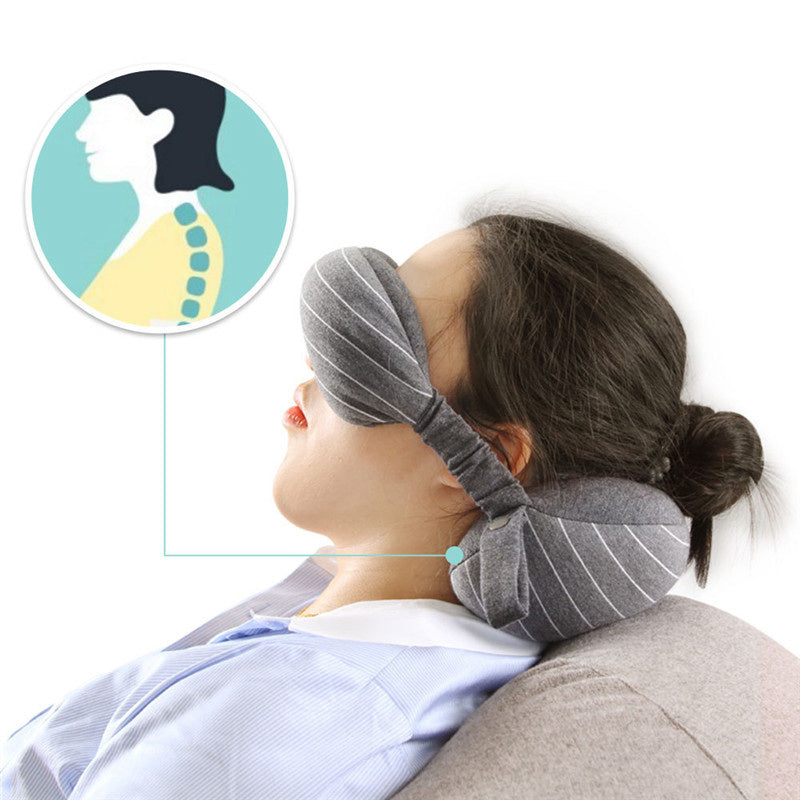 Two-in-one Multi-function Travel Eye Mask Pillow