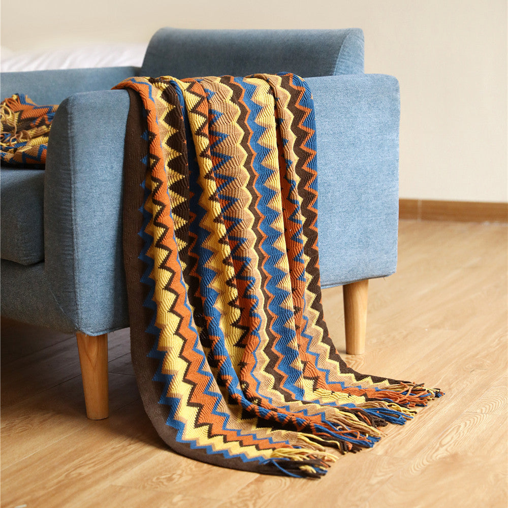 European Style Knitting Blanket