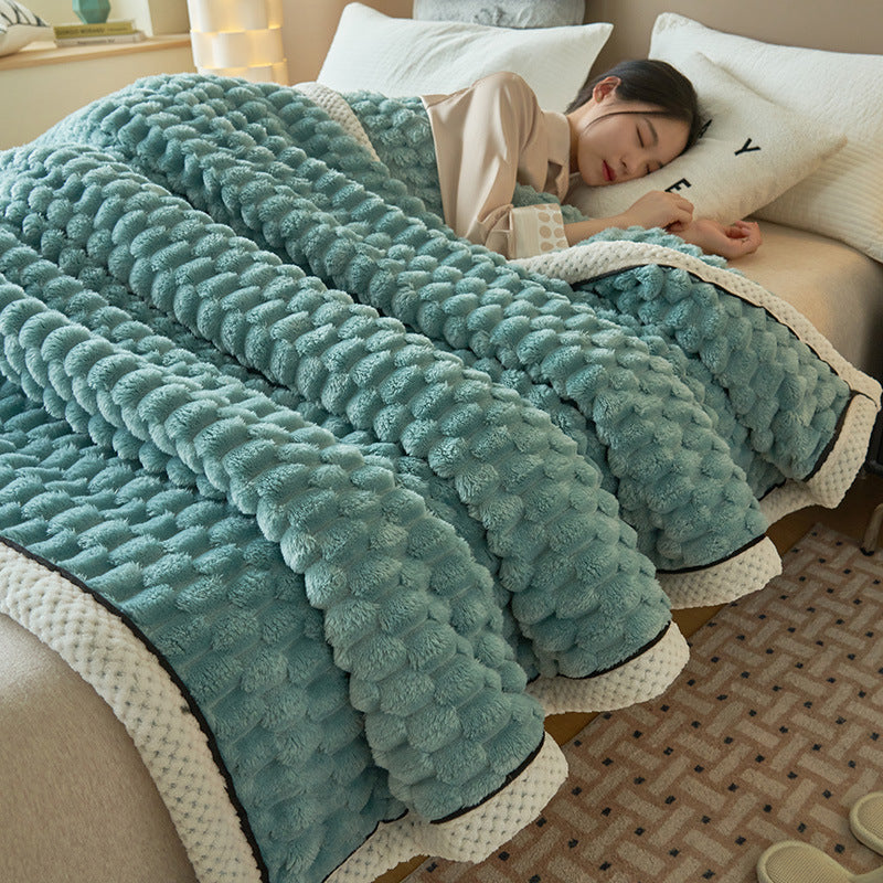 Velvet Blanket Double-layer Thickened Nap Blanket