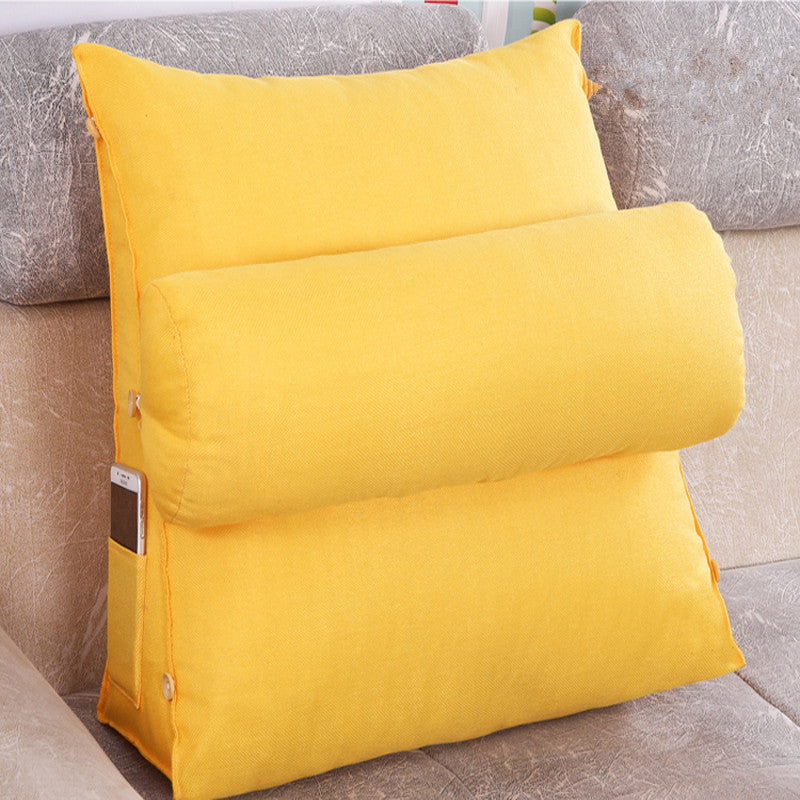 Multifunctional tatami pillow with round pillow