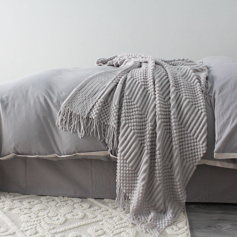 Stylish Comfort Waffle Nap Blanket