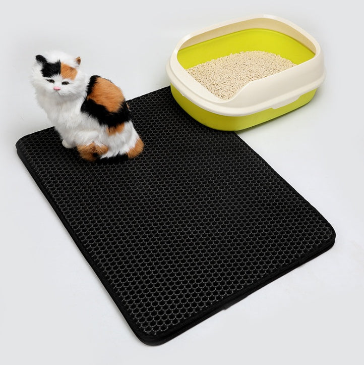 Pet Cat Litter Mat Pet Supplies Double EVA