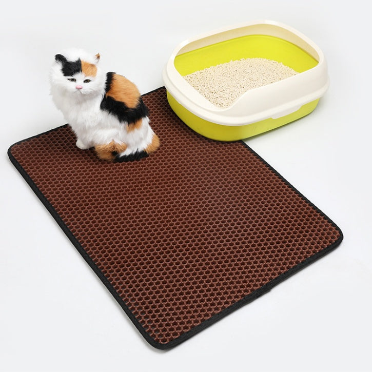 Pet Cat Litter Mat Pet Supplies Double EVA