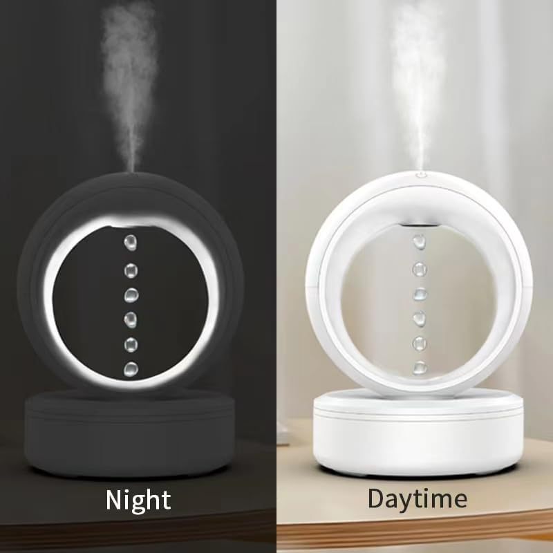 Anti-gravity Air Humidifier Mute Counter-current Humidifier Levitating Water Drops Fogger Electric Humidifiers