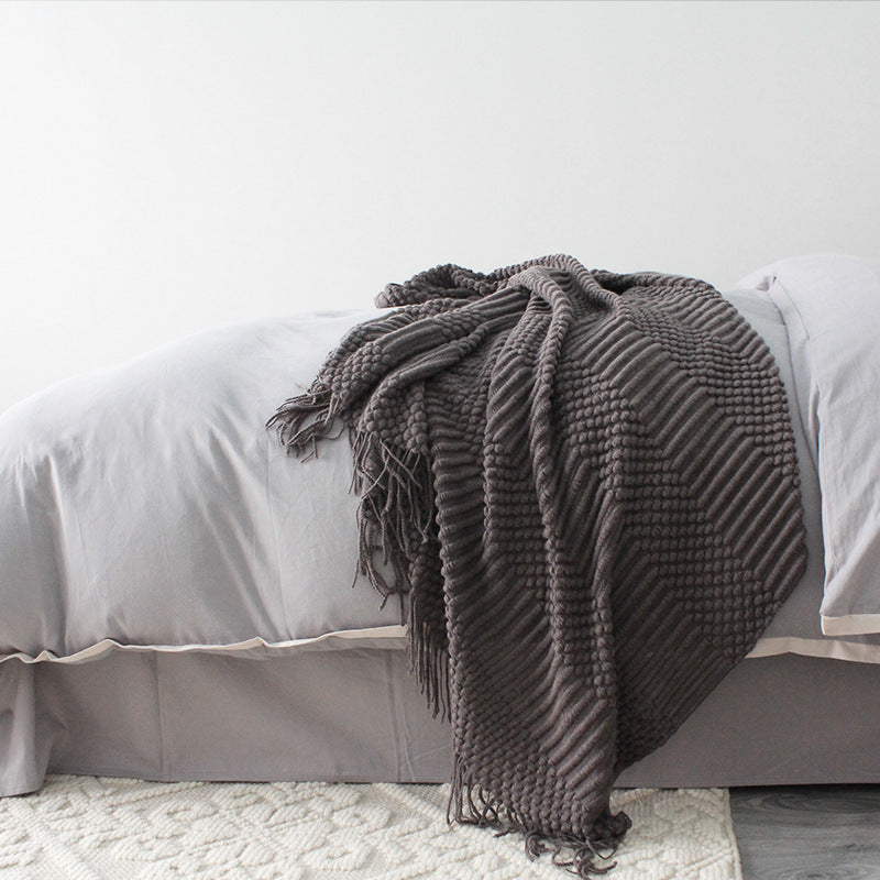 Stylish Comfort Waffle Nap Blanket