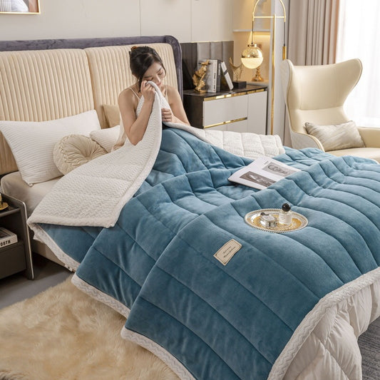 Luxury Milk Velvet Blanket Thickened