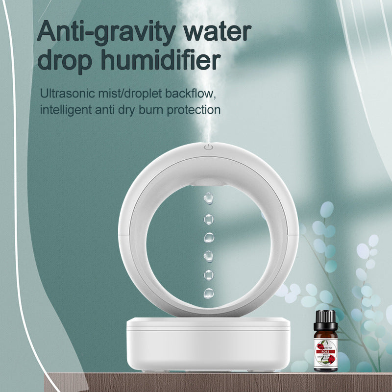 Anti-gravity Air Humidifier Mute Counter-current Humidifier Levitating Water Drops Fogger Electric Humidifiers