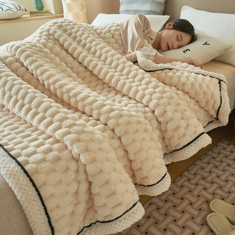 Velvet Blanket Double-layer Thickened Nap Blanket