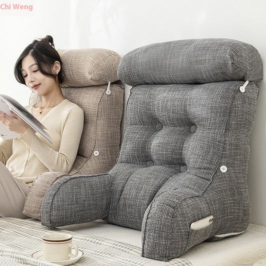 Removable Reading Pillow Office Sofa Bedside Back Cushion Floor Cushion Wedge Pillow