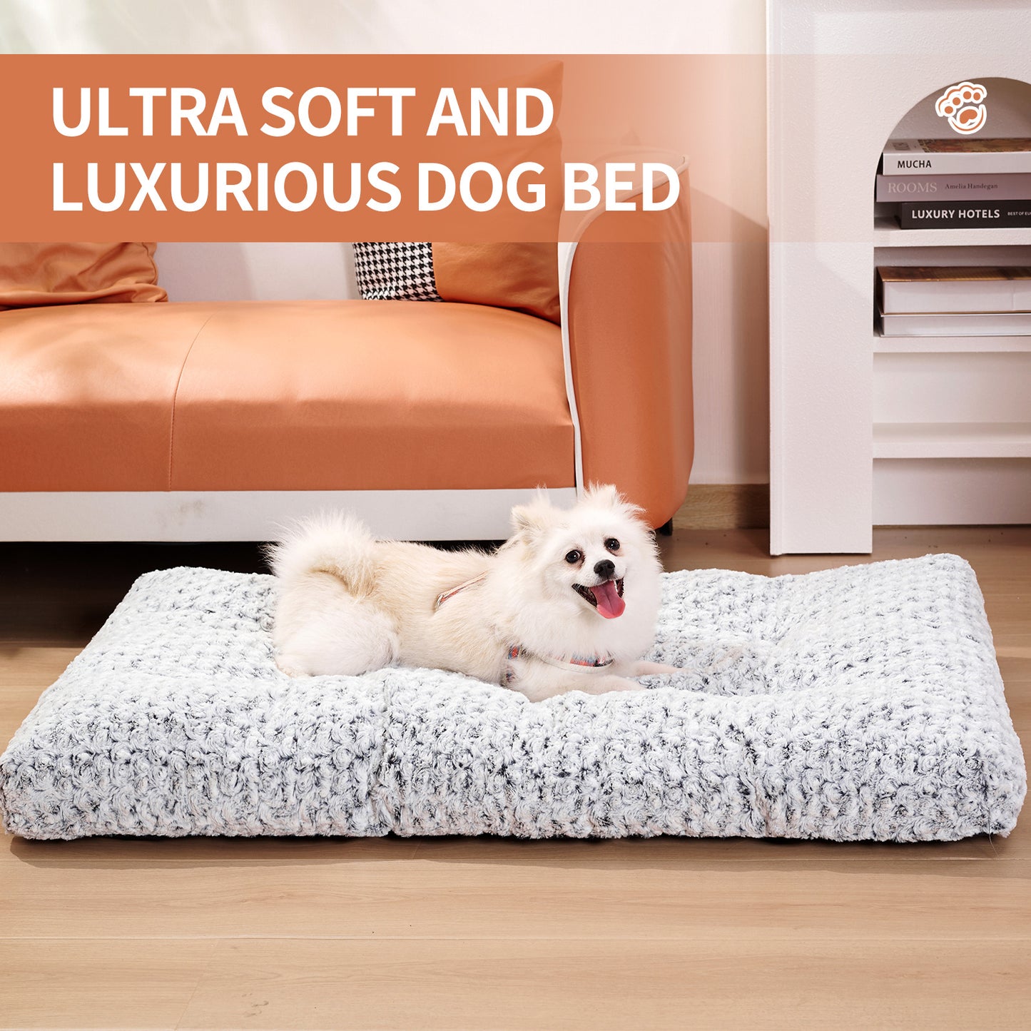 Dog Beds Thickened Rose Velvet Pet Kennel Bed Mat More Cotton Soft Fluffy Washable