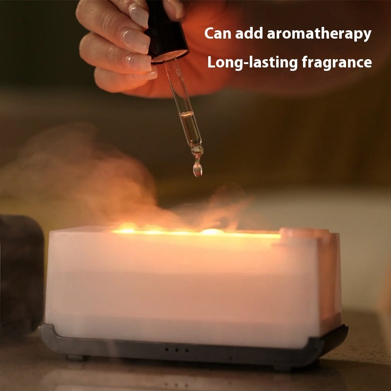 Timing Simulation Aroma Diffuser Usb Household Flame Humidifier  Aromatherapy Machine Spray Air