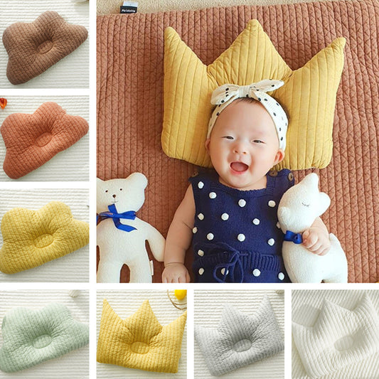 Infant Cotton Breathable Shaping Pillow Anti-deviation Head Baby Correction Shaping Pillow